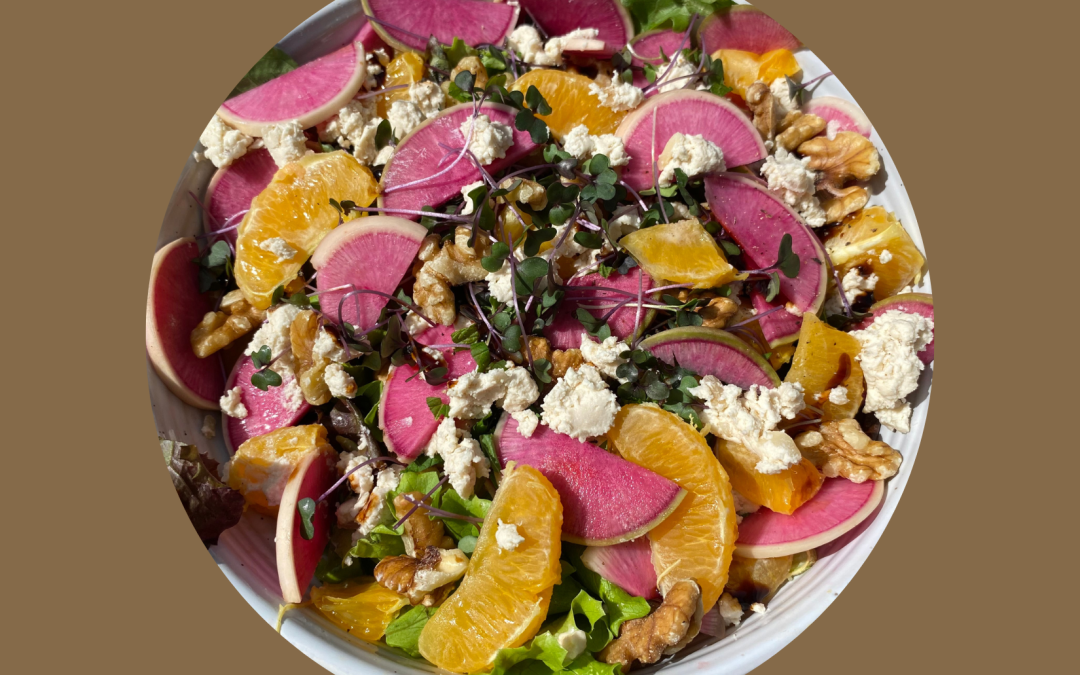 Watermelon Radish Salad